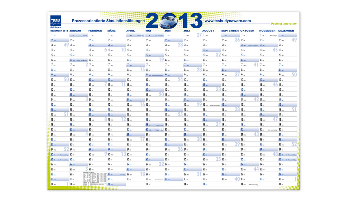 kalender, mediaquartier